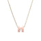 Pop H Pendant Necklace Silver-Tone Metal