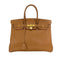Birkin Handbag Brown Epsom with Gold Hardware 35