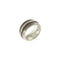 Grooved Double Line Ring Sterling Silver