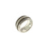 Grooved Double Line Ring Sterling Silver