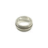 Grooved Double Line Ring Sterling Silver