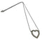 Pendant Necklace Sterling Silver and Yellow Gold