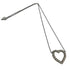 Pendant Necklace Sterling Silver and Yellow Gold