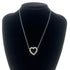 Pendant Necklace Sterling Silver and Yellow Gold