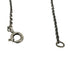 Pendant Necklace Sterling Silver and Yellow Gold