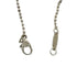 Graduated Drop Pendant Necklace Sterling Silver