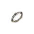 Vintage Bamboo Ring Sterling Silver