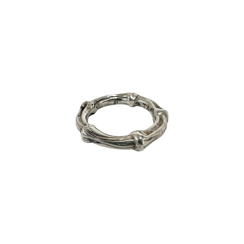 Vintage Bamboo Ring Sterling Silver