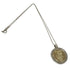Pendant Necklace Sterling Silver and 18K Yellow Gold