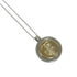 Pendant Necklace Sterling Silver and 18K Yellow Gold