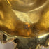 Lion Head Crystal Ring Metal Gold