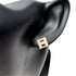 Earrings Silver-Tone Metal