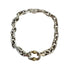 Makers Narrow Chain Bracelet Watch Sterling Silver and 18K Yellow Gold 750mm