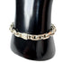 Makers Narrow Chain Bracelet Watch Sterling Silver and 18K Yellow Gold 750mm