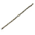 Makers Narrow Chain Bracelet Watch Sterling Silver and 18K Yellow Gold 750mm
