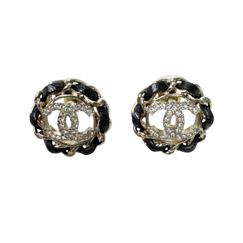 CC Logo Earrings Gold-Tone Metal Gold-Tone Metal