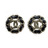 CC Logo Earrings Gold-Tone Metal Gold-Tone Metal