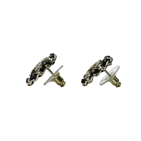 CC Logo Earrings Gold-Tone Metal Gold-Tone Metal