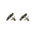 CC Logo Earrings Gold-Tone Metal Gold-Tone Metal