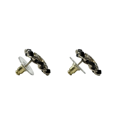 CC Logo Earrings Gold-Tone Metal Gold-Tone Metal