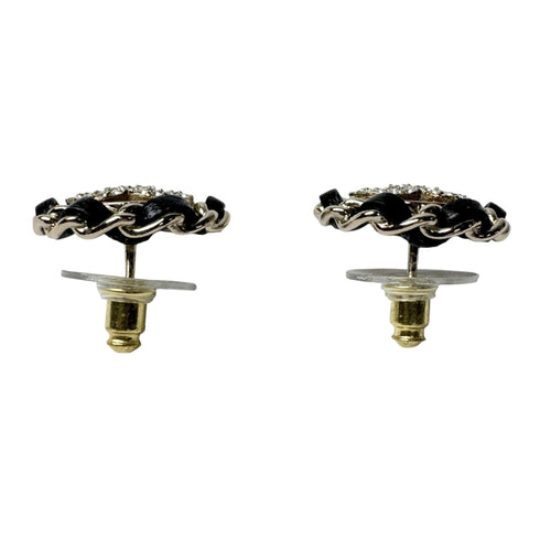CC Logo Earrings Gold-Tone Metal Gold-Tone Metal