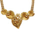 Vintage Flower Motif Vintage Pendant Necklace Gold