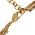 Vintage Flower Motif Vintage Pendant Necklace Gold