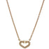 C de Cartier Pendant Necklace 18K Yellow Gold