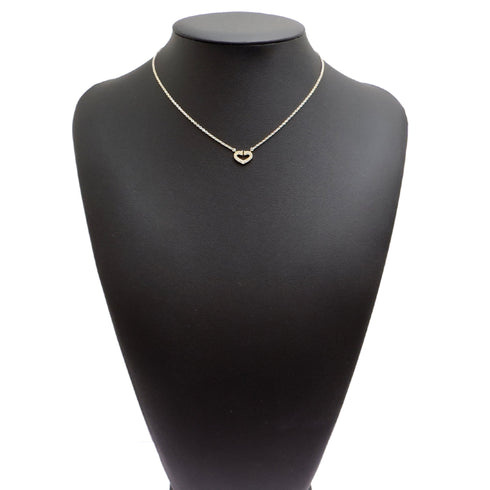 C de Cartier Pendant Necklace 18K Yellow Gold