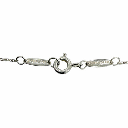 Elsa Peretti Pendant Necklace Sterling Silver 3mm