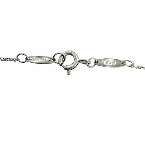 Elsa Peretti Pendant Necklace Sterling Silver 3mm