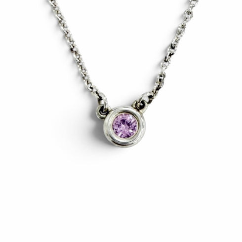 Elsa Peretti Pendant Necklace Sterling Silver 4mm