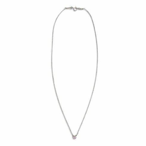 Elsa Peretti Pendant Necklace Sterling Silver 4mm