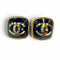 CC Logo Earrings Gold-Tone Metal Gold-Tone Metal