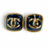 CC Logo Earrings Gold-Tone Metal Gold-Tone Metal