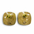 CC Logo Earrings Gold-Tone Metal Gold-Tone Metal