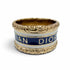 Star Ring Metal Gold Navy White