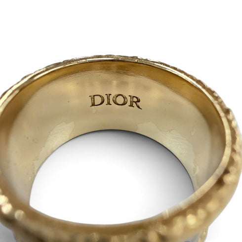 Star Ring Metal Gold Navy White