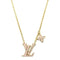 Pendant Necklace Enamel and Gold