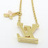 Pendant Necklace Enamel and Gold