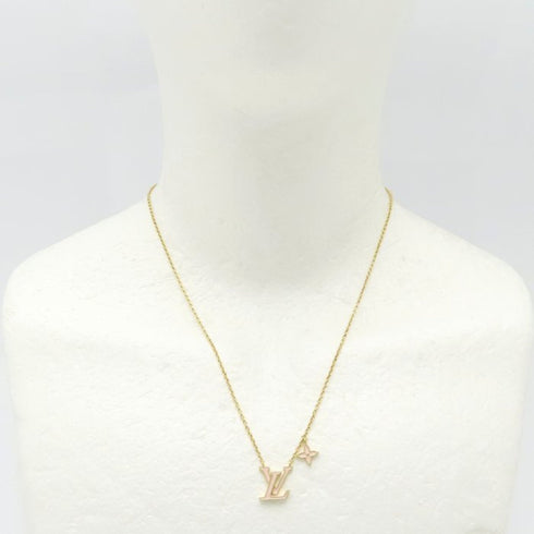 Pendant Necklace Enamel and Gold