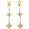 Earrings Gold-Tone Metal