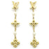 Earrings Gold-Tone Metal