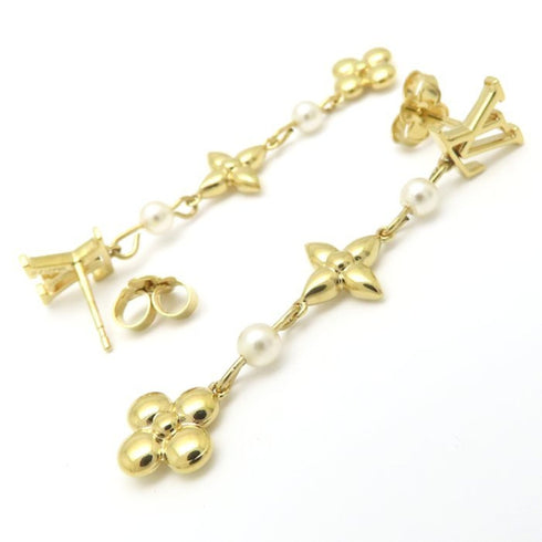 Earrings Gold-Tone Metal