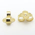 Earrings Gold-Tone Metal