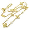 Pendant Necklace Gold and Resin