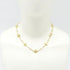 Pendant Necklace Gold and Resin