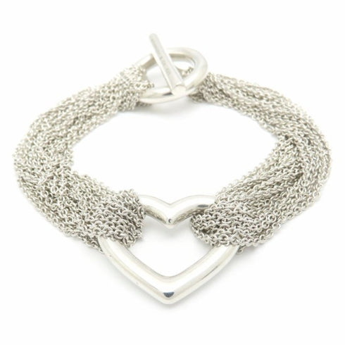 Open Heart Bracelet Sterling Silver