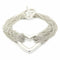 Open Heart Bracelet Sterling Silver