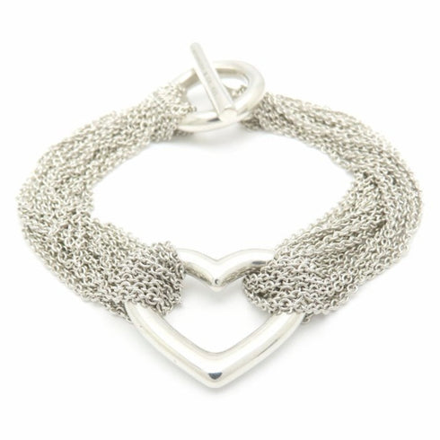 Open Heart Bracelet Sterling Silver